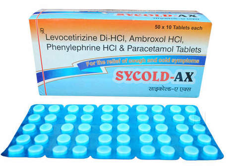 SYCOLD LP Levocetrizine Di Hcl, Phenylephrine, Paracetamol Tablets
