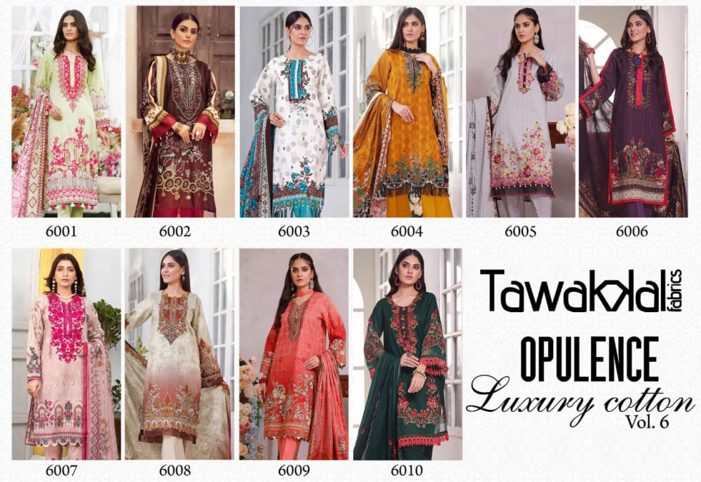 Tawakkal Fabrics Opulence Luxury Cotton Vol-6