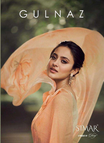 Glossy Simar Gulnaz Viscose Maslin Digital Print Ethnic Wear Salwar Suits Catalog