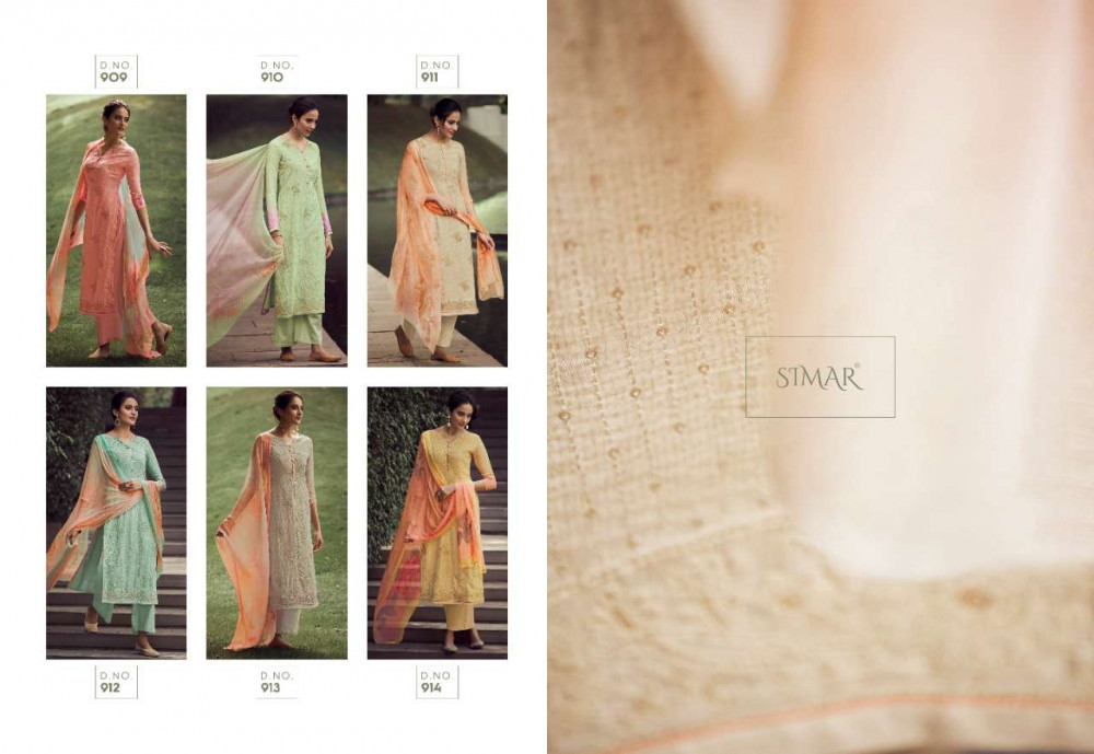 Glossy Simar Gulnaz Viscose Maslin Digital Print Ethnic Wear Salwar Suits Catalog