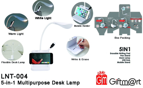 5 in 1 Multi-Purpose Desk Lamp