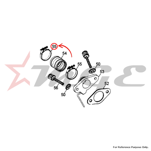 Clip - Hose For Royal Enfield - Reference Part Number - #143144/2