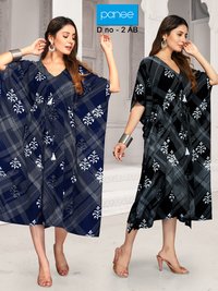 Rayon Printed Kaftans