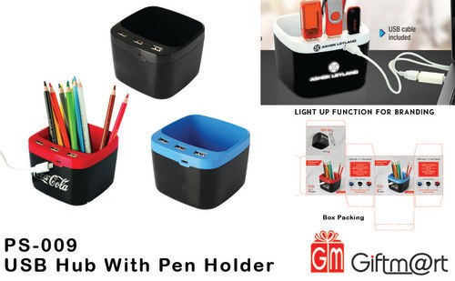 USB Hub with Pen Holder