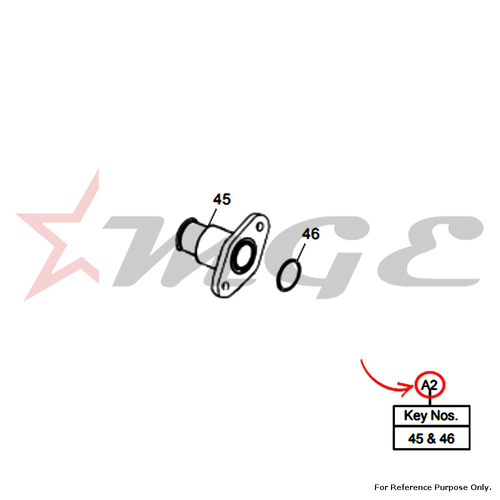 Carburetor Flange Kit For Royal Enfield - Reference Part Number - #597278