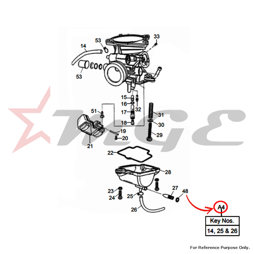 Drain And Vent Pipe Kit - BS 29 For Royal Enfield - Reference Part Number - #888085