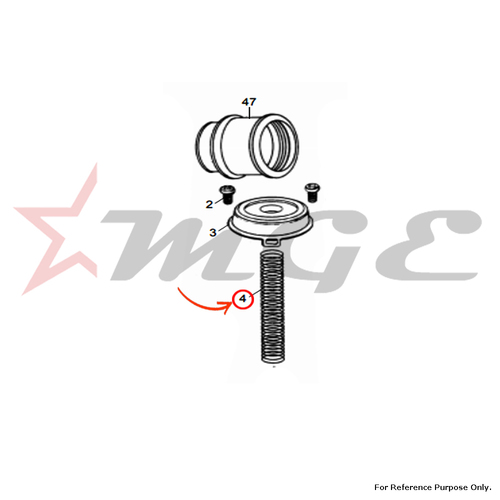 Piston Valve Spring - BS 26 For Royal Enfield - Reference Part Number - #500833