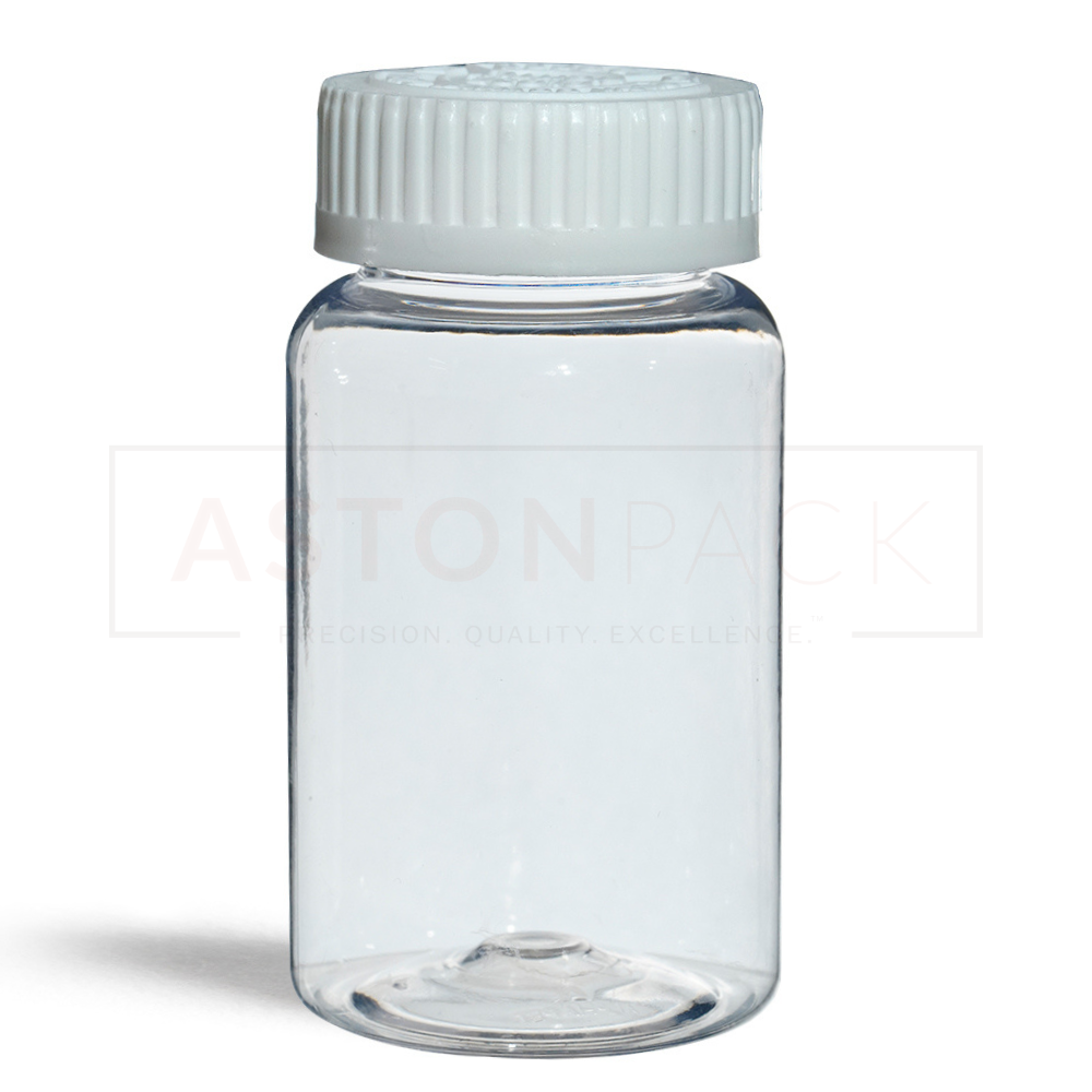 120 ml Clear Multivitamins Tablet Packaging Bottles and Jars