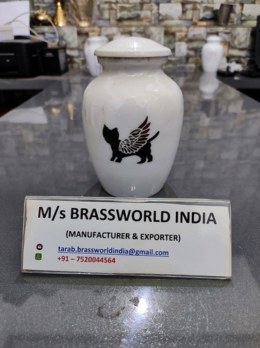 Personalized Painted Aluminum Urn