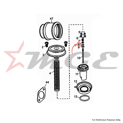 Jet Needle Washer For Royal Enfield - Reference Part Number - #500839