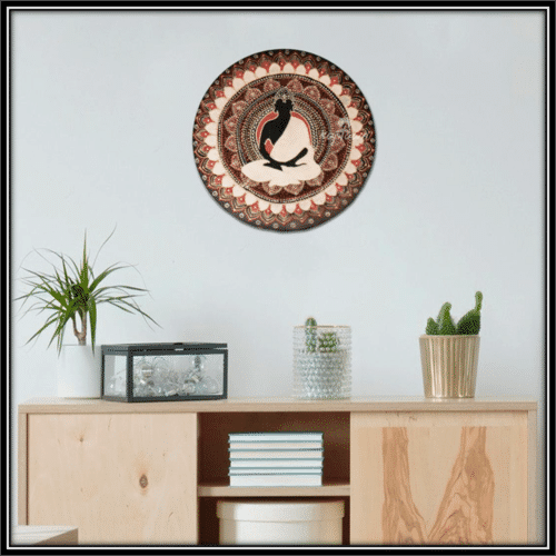 Mandala Art Buddha Design Wall Plates