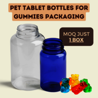 PET Tablet Bottles for Gummies Packaging