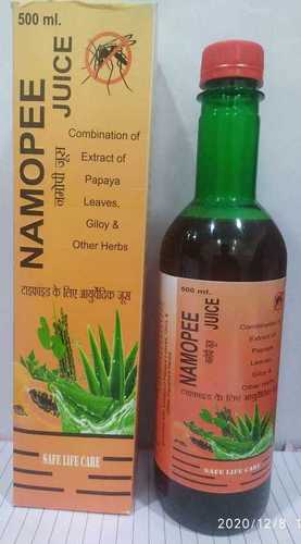 500Ml Namopee Juice Ingredients: Inreses Platelat Count Herbal Jouice With Carton