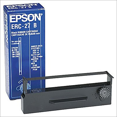 Epson Ribbon ERC-27 B C43SO15366 Black Cartridge By COMPUTER CONSUMABLES CO
