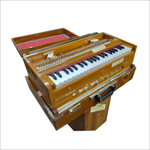 Wooden Portable Box Harmonium Body Material Wood at Best Price in