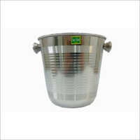 Silver Stainless Steel Ice Bucket