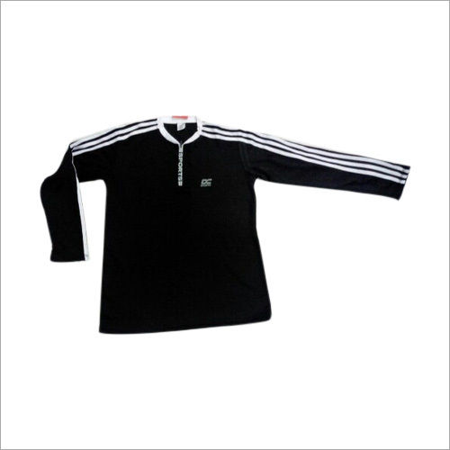 Mens Black Polyester T-Shirts Gender: Male