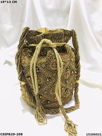 Handcrafted Bridal Potli Batua Bag