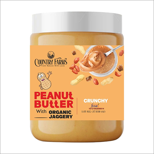 Crunchy Peanut Butter - 1.05 KG with Organic Jaggery | Protein-Packed Weight Loss Support Heart Health Benefits 9-Month Shelf Life 12-Piece Carton