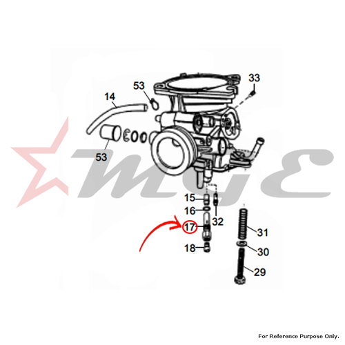 Main Jet Holder For Royal Enfield - Reference Part Number - #500844