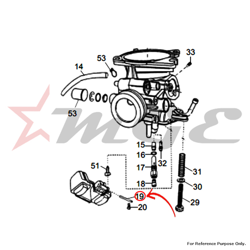 Float Pin For Royal Enfield - Reference Part Number - #500846