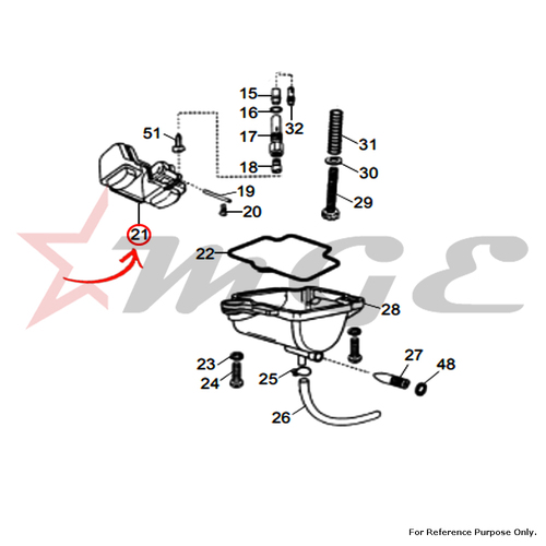 Float Assembly For Royal Enfield - Reference Part Number - #500843