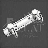 Satin Finish Zinc Hook - Zinc Alloy, 4x2 Inches, Silver | Durable, Stylish, Versatile, Corrosion Resistant, Strong Grip, Easy Install