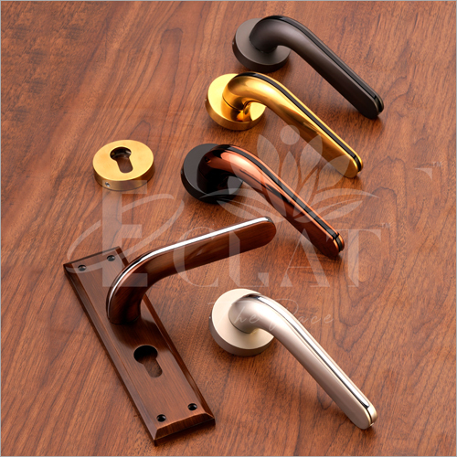 Zinc Mortise Door Handles Set