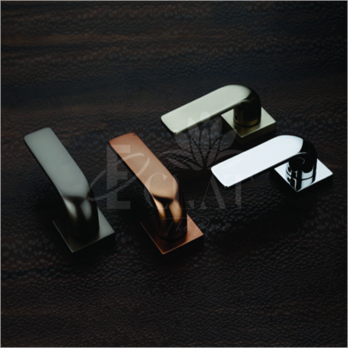 Zinc Fancy Mortise Door Handles Set