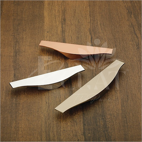 Chrome Plated Finish Aluminum Concealed Profile Handles Set