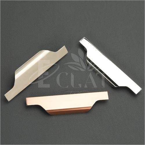 Silver Matt - Rose Gold Finish Aluminum Concealed Profile Handles Set