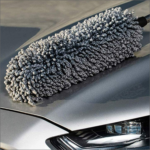 Round Microfiber Car Duster With Adjustable For Car Wash