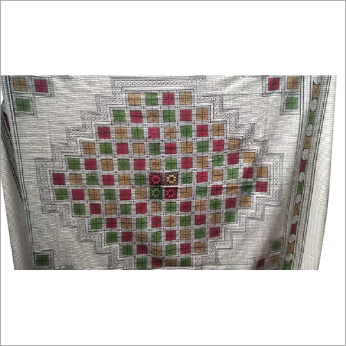 Multicolor Printed Double Bed Sheet Without Pillow Cover