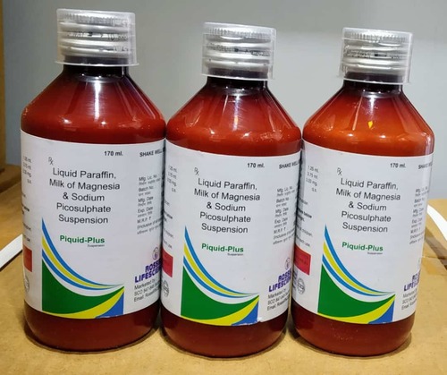 1.25mg Liquid Paraffin and 3.75mg Milk Of Magnesia and 3.33mg Sodium Picosulphate Syrup