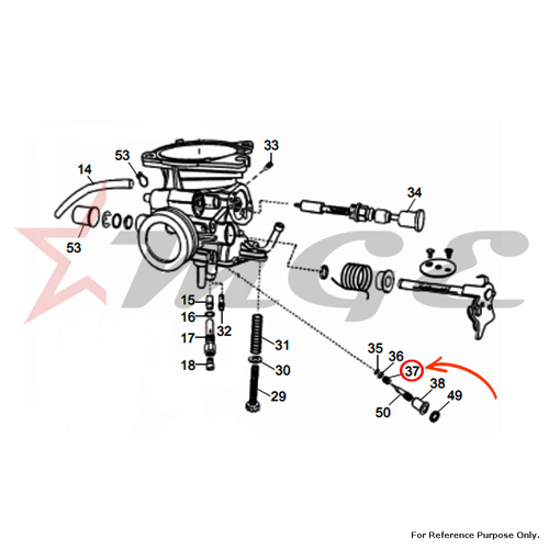 Spring, Pilot Screw For Royal Enfield - Reference Part Number - #500862, #510862