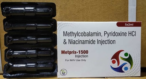 1500 Mcg Methylcobalamin And 100 Mg Pyridoxine Hcl And 100 Mg Nicotinamide Injection General Medicines