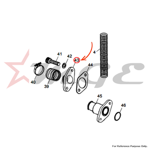 Flange For Royal Enfield - Reference Part Number - #521262/A