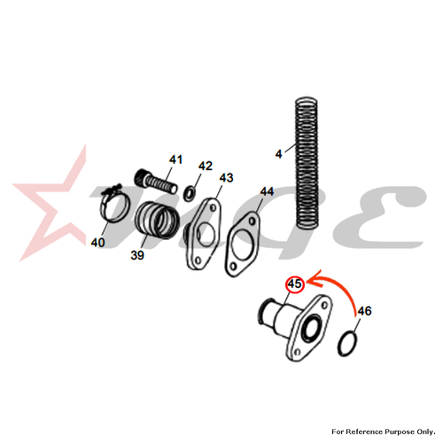 Flange For Royal Enfield - Reference Part Number - #521178/A