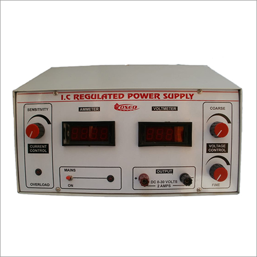 I.C Regulated Power Supply By OM SCIENTIFIC & ELECTRONICS DEVICES