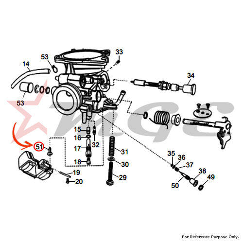 Needle Assembly Float For Royal Enfield - Reference Part Number - #570836/A