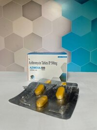 500mg Azithromycin Tablets - Blister Pack Of 60 Tablets | Treats Bacterial Infections, General Product List Approved, Form: Tablet