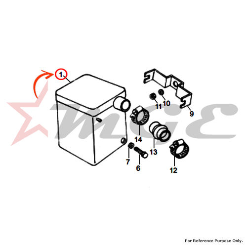 Resonator Box - Black For Royal Enfield - Reference Part Number - #801484, #146525