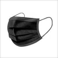 Face Mask 3 Ply Black