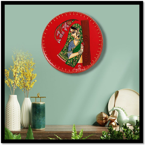 Lady Side Face Decorative Wall Plates
