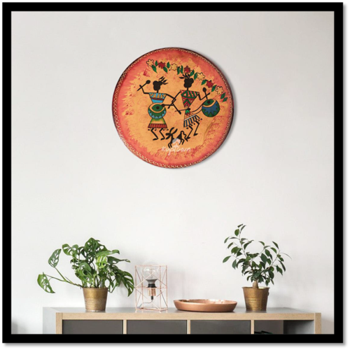 Ancient Ladies Home Decorative Wall Plates - Color: Multicolor