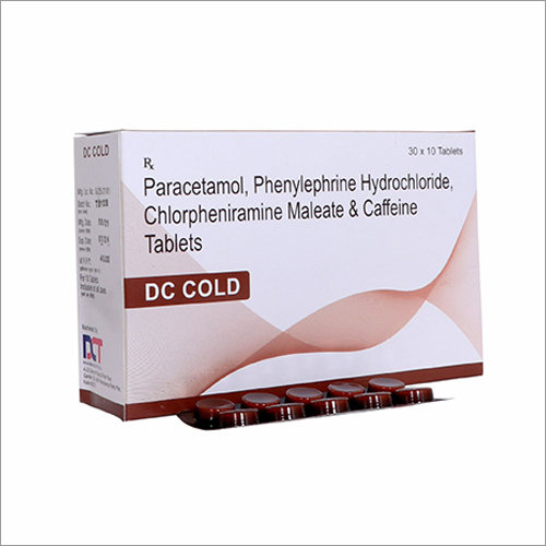 Paracetamol Phenylephrine Hydrochloridechlorpheniramine Maleate And Caffeine Tablets General Medicines