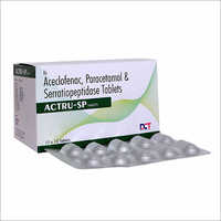 Aceclofenac Paracetamol And Serratiopeptidase Tablets