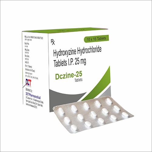 25 MG Hydroxyzine Hydrochloride Tablets IP