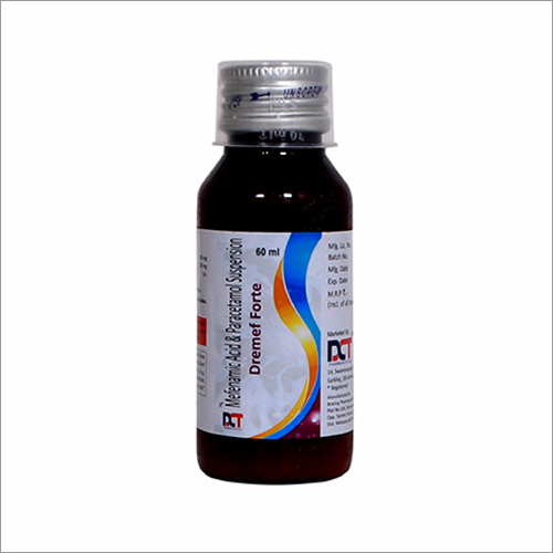 60 ML Mefenamic Acid And Paracetamol Suspension