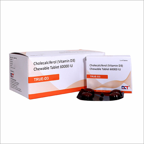 Cholecalciferol (Vitamin D3) Chewable Tablet 60000 IU